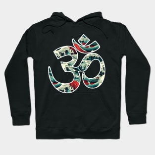 Cosmic Resonance: The Mystical Power of Om Kanagawa Hoodie